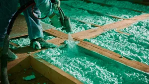 Consider using Forefront Insulation for spray foam for attics and roofs